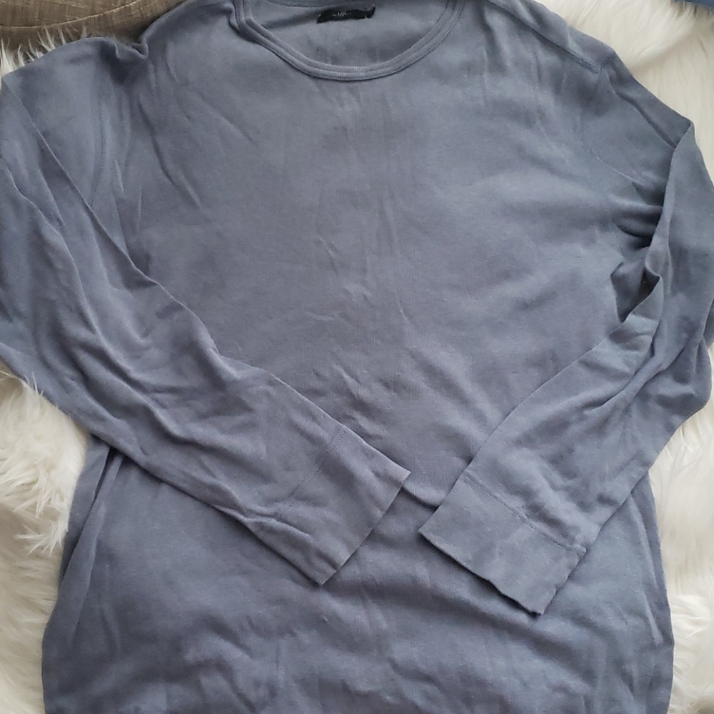 U2 Navy Blue Crewneck Long Sleeve Shirt